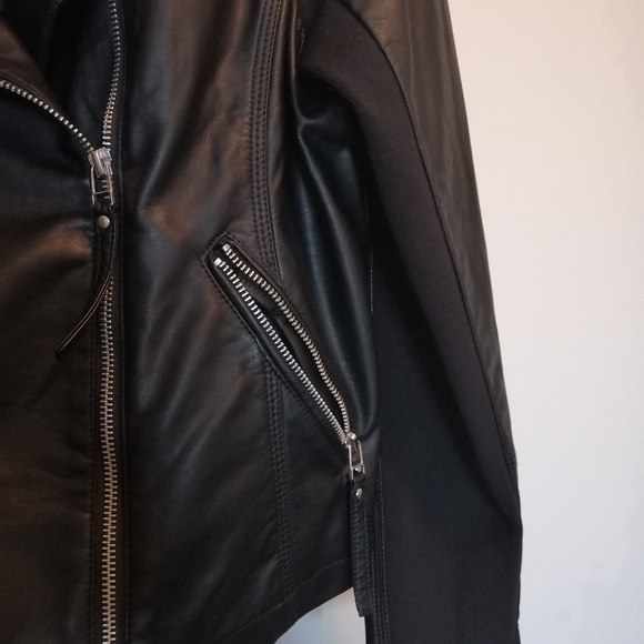 Silver Icing "city nights" faux leather jacket - Picture 6 of 6